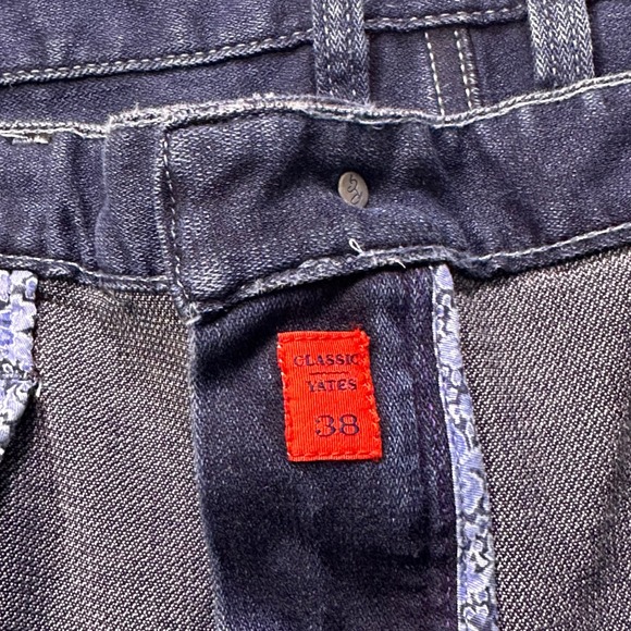 Robert Graham Classic Yates Dark Wash Straight Leg Denim Jeans W36xL27 (Tag W38) - Picture 15 of 16